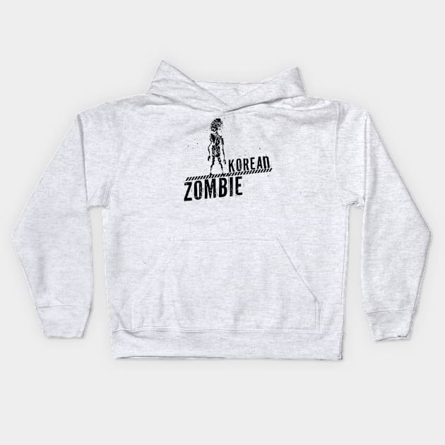 Black Korean Zombie Kids Hoodie by sabrinasimoss